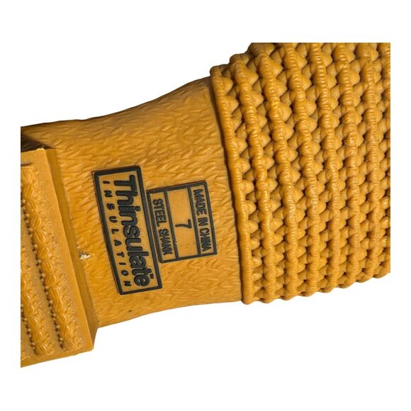 Soggs Thinsulate Insulation‎ Steel Shank Duck Shoes Men’s Size 7 Black Tan - Picture 9 of 14